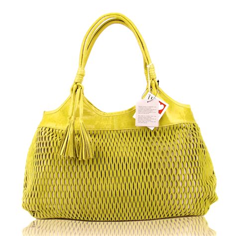 yellow handbags designer